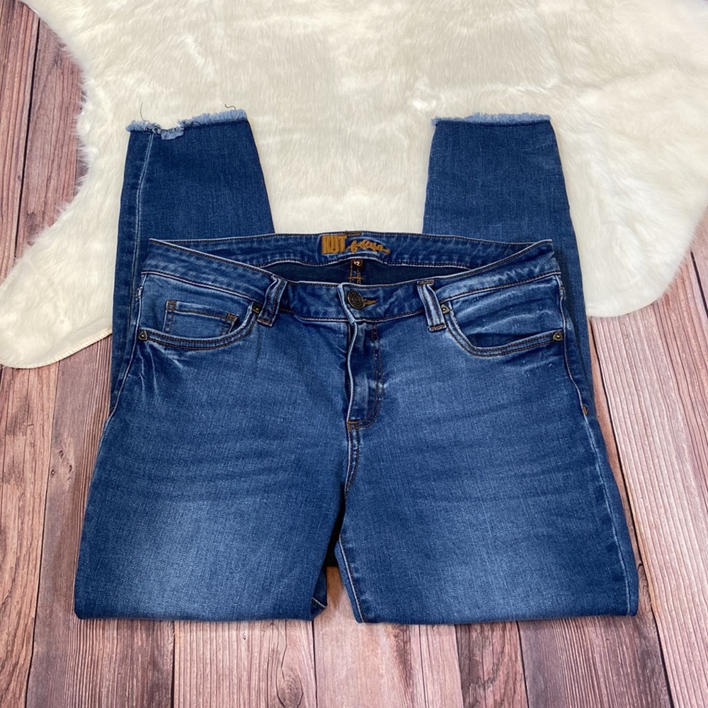 KutFromTheKloth Distressed Cropped Skinny Jeans